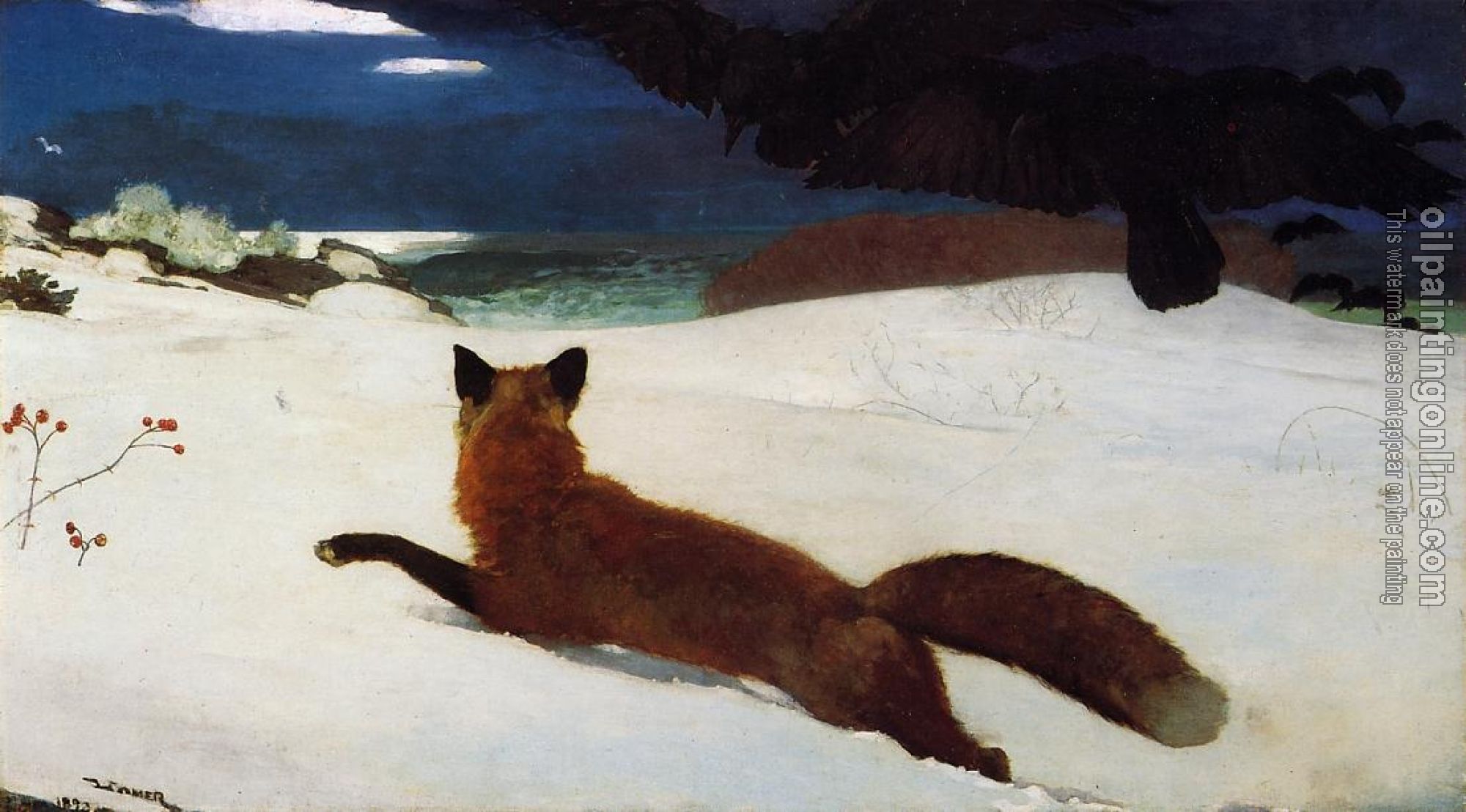 Homer, Winslow - Fox Hunt
